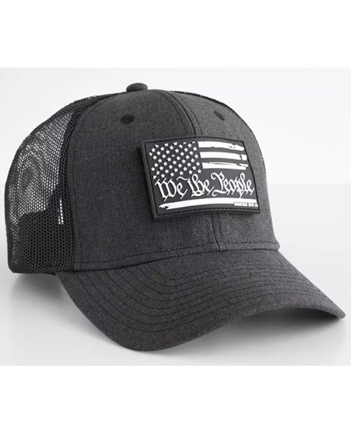 Howitzer Men's We The People Flag Patch Ball Cap, Charcoal, hi-res