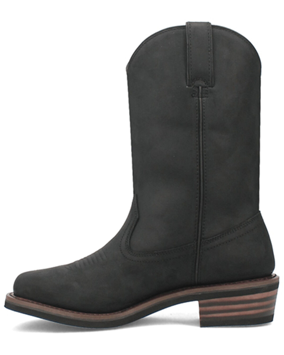 Image #3 - Dan Post Men's Las Cruces Waterproof Performance Boots - Broad Square Toe, Black, hi-res