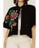 Image #3 - Double D Ranch Women's Kaminski Cross Stitch Jacket, Black, hi-res