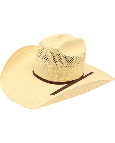 Ariat Americana 10X Straw Cowboy Hat, Natural, hi-res