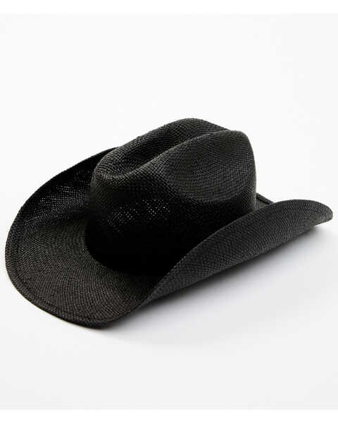 Image #1 - Idyllwind Women's Pioneer Lane Straw Cowboy Hat, Black, hi-res