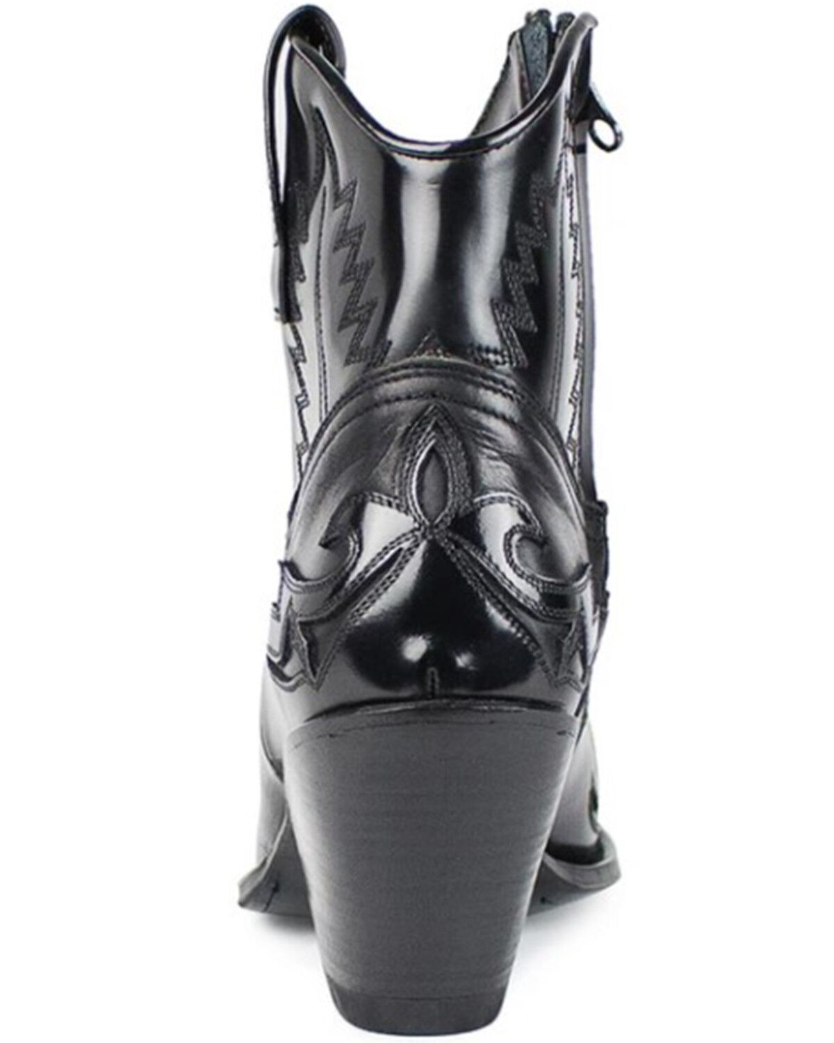 Image #4 - Sendra Women's Gabby Western Booties - Snip Toe, Black, hi-res