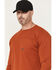 Image #4 - Ariat Men's Rebar Cotton Strung Long Sleeve Work Shirt, Brown, hi-res