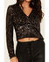 Image #3 - Shyanne Women's Sequins Long Sleeve Top, Black, hi-res