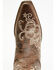 Image #6 - Shyanne Women's Lasy Floral Embroidered Western Boots - Snip Toe , Brown, hi-res