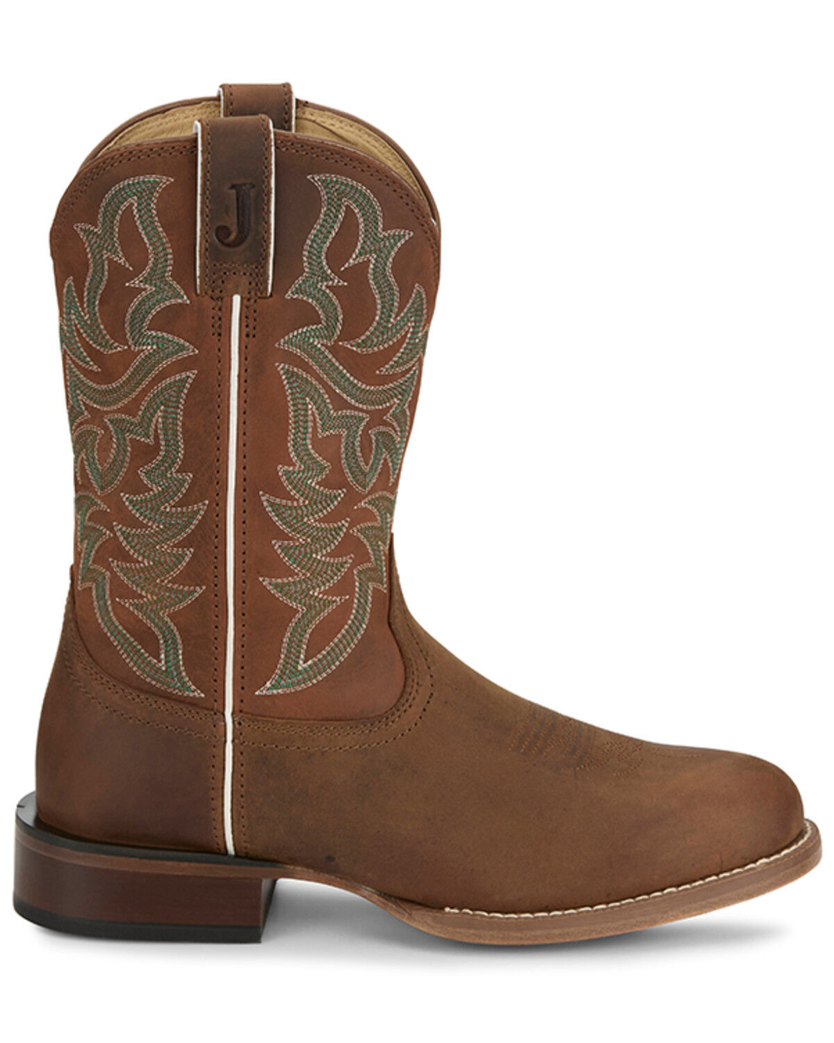 Image #2 - Justin Men's Disco Man Sunset Western Boots - Round Toe, Brown, hi-res