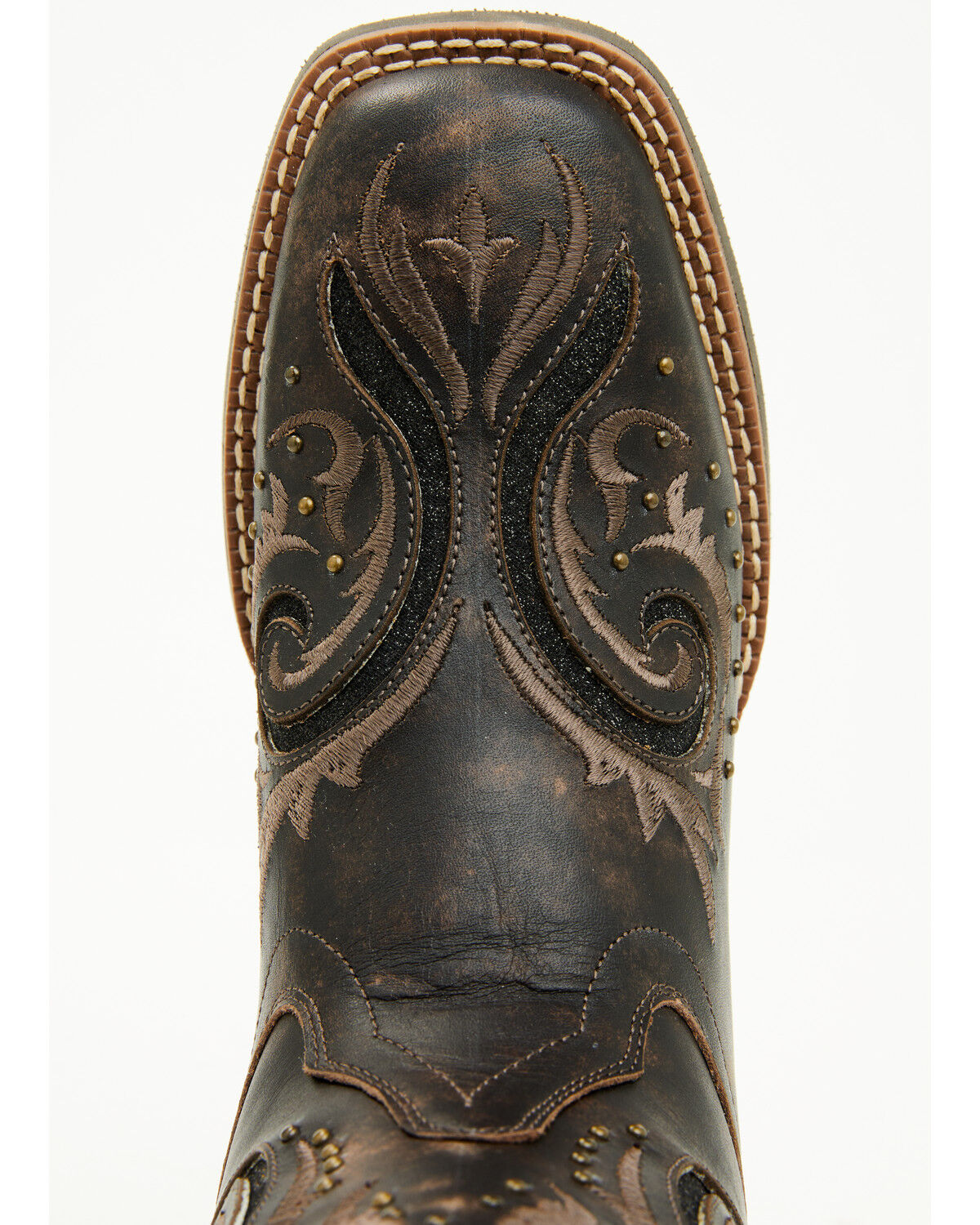 Image #6 - Shyanne Women's Greta Short Western Boots - Broad Square Toe, Brown, hi-res