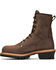 Image #3 - Carolina Men's 8" Waterproof Logger Boots - Soft Toe, Brown, hi-res