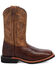 Image #2 - Dan Post Boys' Jet Western Boots - Broad Square Toe, Chocolate, hi-res