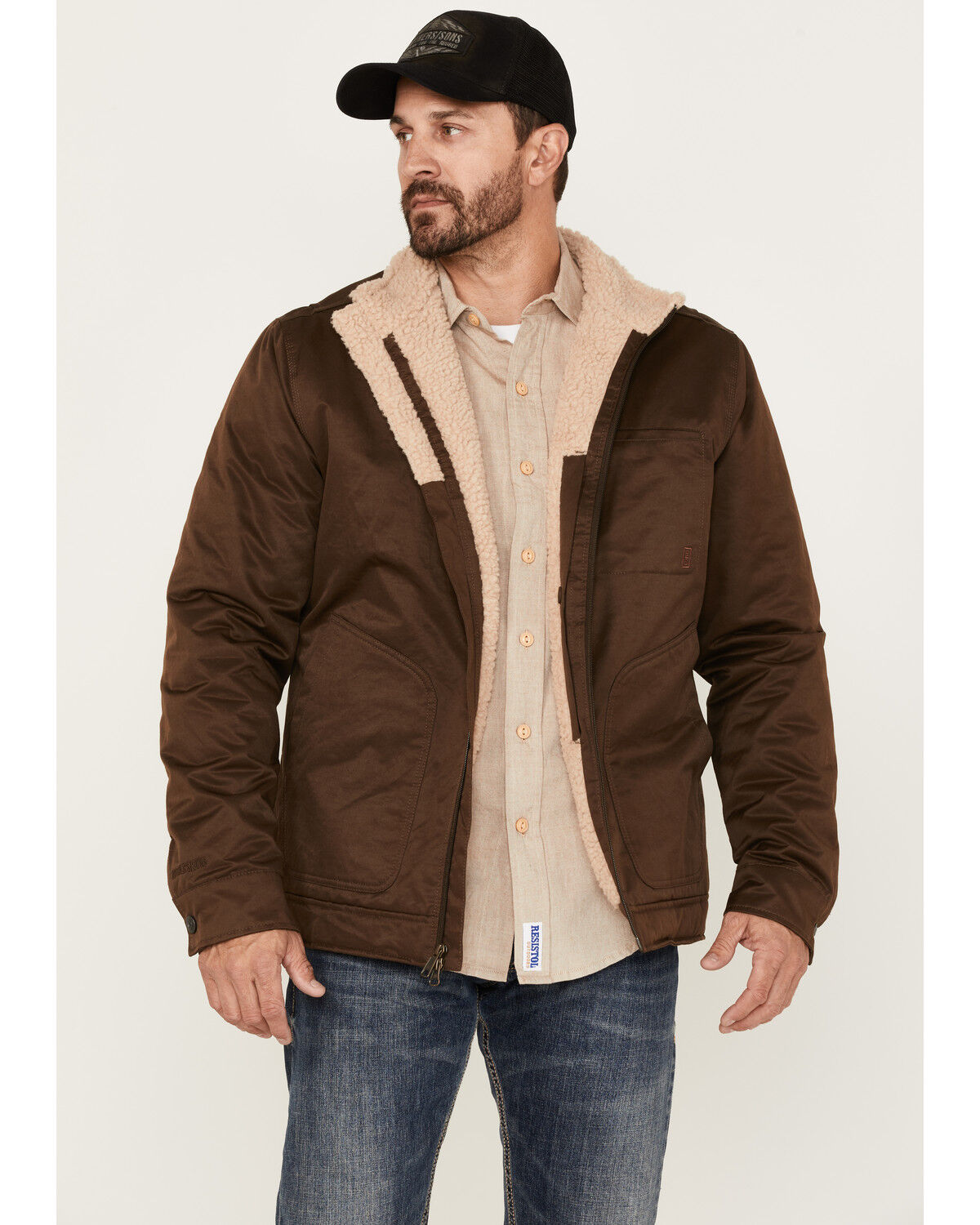 Image #1 - Brothers and Sons Men's Concealed Carry Sherpa Lined Jacket, , hi-res