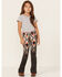 Image #2 - Ranch Dress'n Girls' High Rise Ember Stretch Flare Jeans, Grey, hi-res