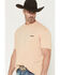 Image #3 - Hooey Men's Zenith Short Sleeve Pocket Graphic T-Shirt, Tan, hi-res