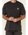 Image #3 - Carhartt Men's Loose Fit Heavyweight Logo Pocket Work T-Shirt, Charcoal Grey, hi-res