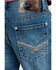 Rock & Roll Denim Men's X Stitch Double Barrel Relaxed Straight Jeans , Blue, hi-res