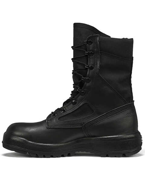 Image #3 - Belleville Men's Vanguard 8" Lace-Up Work Boots - Soft Toe, Black, hi-res