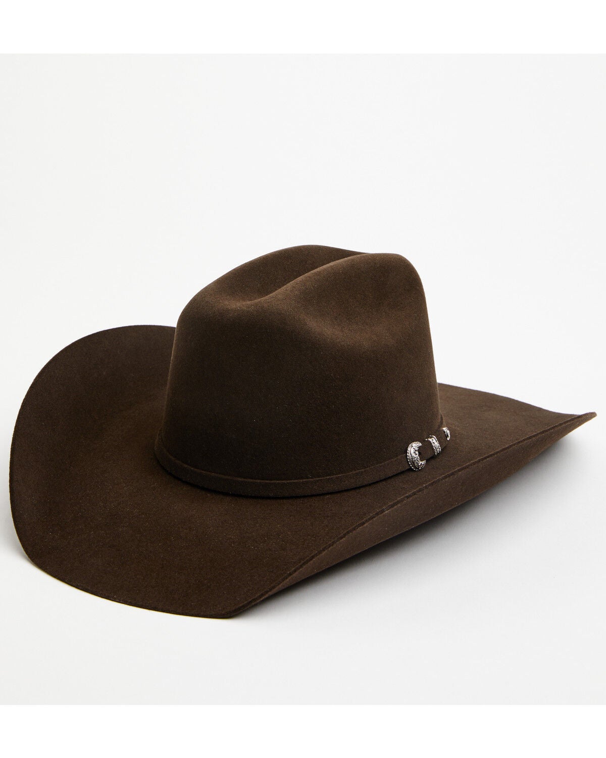 Image #1 - Justin Ryder 10X Felt Cowboy Hat, Chocolate, hi-res