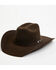 Image #1 - Justin Ryder 10X Felt Cowboy Hat, Chocolate, hi-res