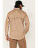 Image #4 - Ariat Men's FR Solid VentTEK Long Sleeve Work Shirt - Big, Beige, hi-res