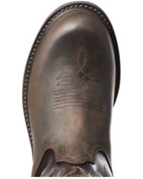 Image #5 - Ariat Men's Groundwork Western Work Boots - Soft Toe, Brown, hi-res