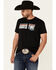 Dale Brisby Men's Rodeo Time Graphic Short Sleeve T-Shirt , Black, hi-res