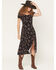 Image #1 - Idyllwind Women's Bethany Flutter Sleeve Midi Dress, Black, hi-res