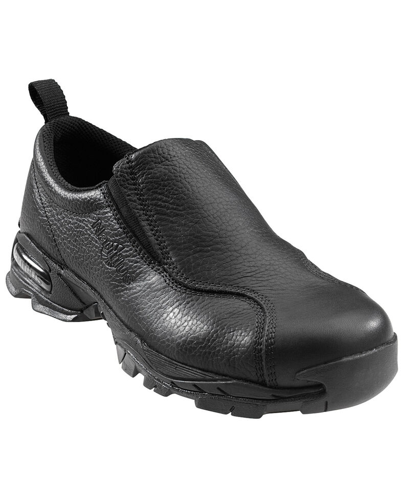 Nautilus Women's ESD Slip-On Work Shoes - Steel Toe, Black, hi-res