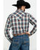 Roper Men's West Made Desert Dobby Plaid Long Sleeve Western Shirt , Multi, hi-res