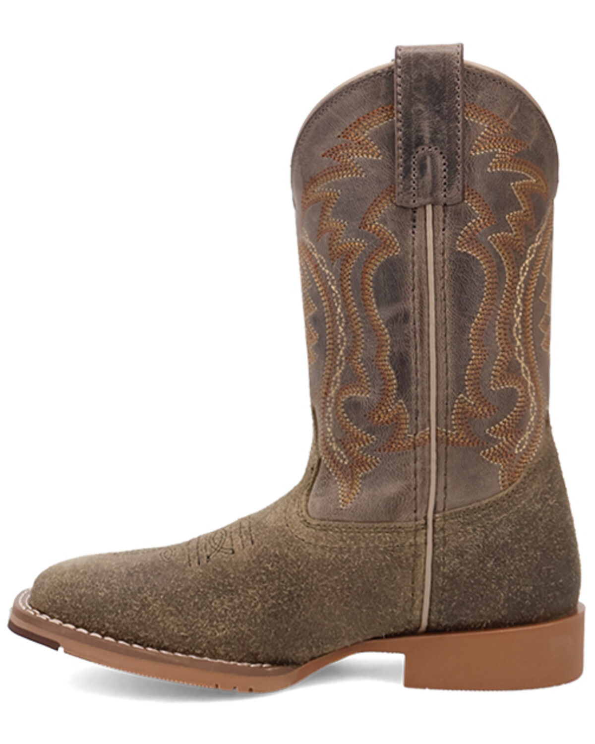 Image #3 - Dan Post Little Boys' Beasley Western Boots - Broad Square Toe, Grey, hi-res