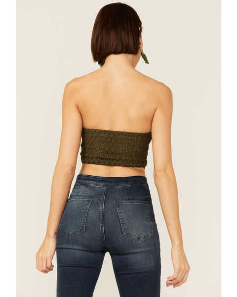 Image #3 - Free People Women's Army Adella Corset Bralette , Olive, hi-res