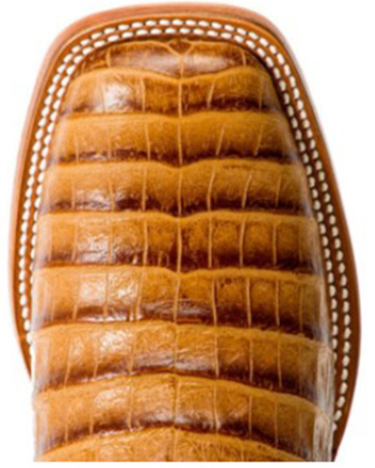 Image #4 - Macie Bean Women's Slick Rikki Western Boots - Broad Square Toe, Cream/brown, hi-res