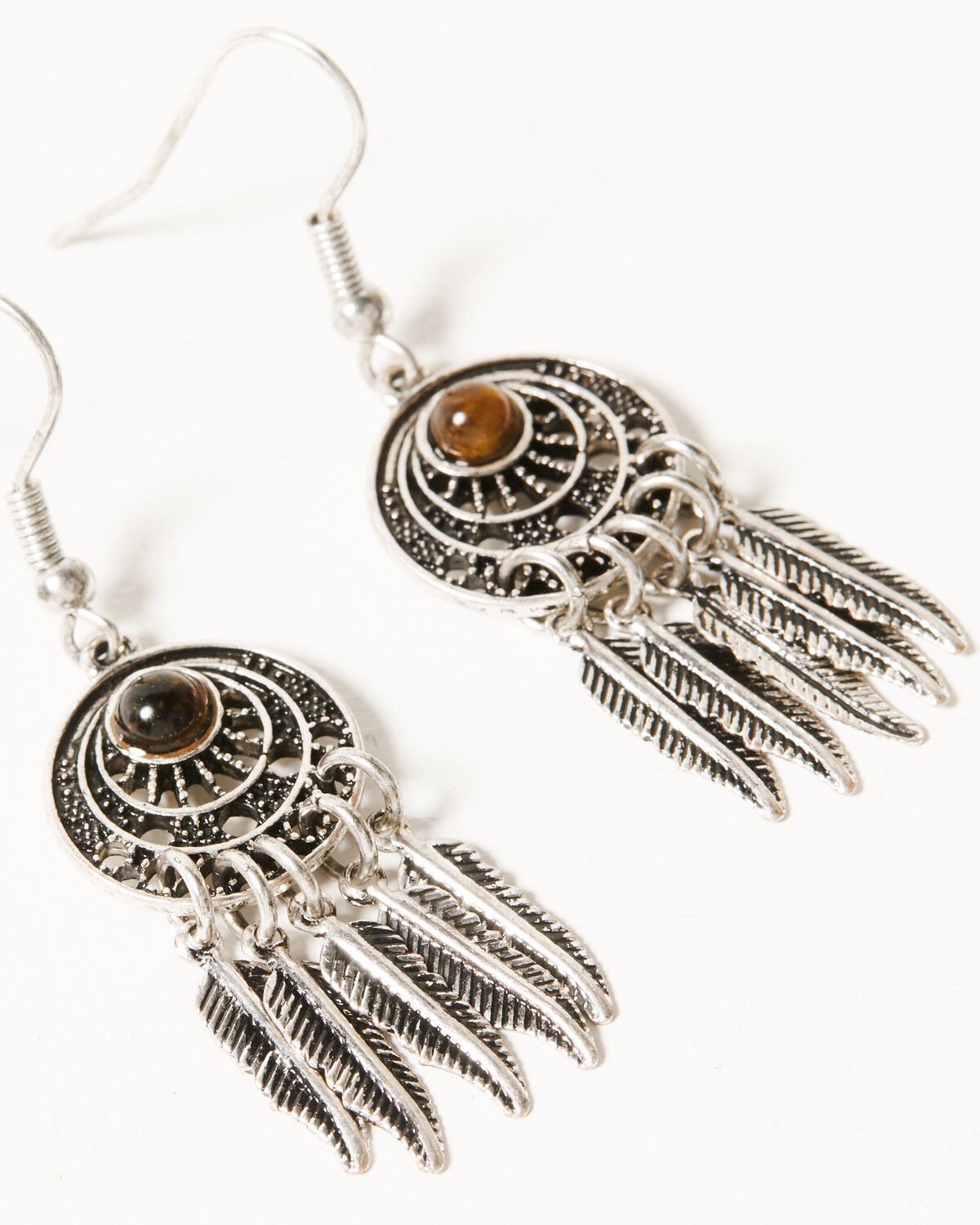 Image #5 - Shyanne Women's Bisbee Falls 6-Piece Silver Beaded Wings Earrings Set, Silver, hi-res