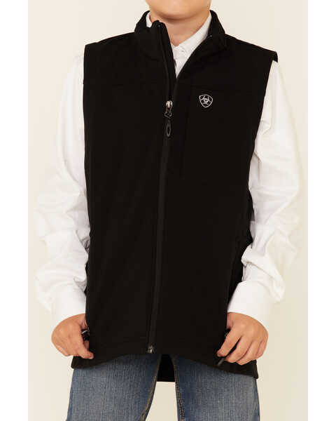Ariat Boys' Vernon 2.0 Softshell Vest , Black, hi-res