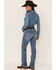 Image #3 - Wrangler Women's Light Wash Low Rise Shiloh Bootcut Ultimate Riding Jeans, , hi-res