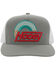 Image #3 - Hooey Men's Suds Logo Embroidered Trucker Cap, Grey, hi-res