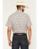 Image #4 - Cody James Men's High Plains Southwestern Print Short Sleeve Snap Western Shirt, Tan, hi-res