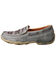 Twisted X Women's Slip-On Driving Moccasin Shoes - Moc Toe, Grey, hi-res