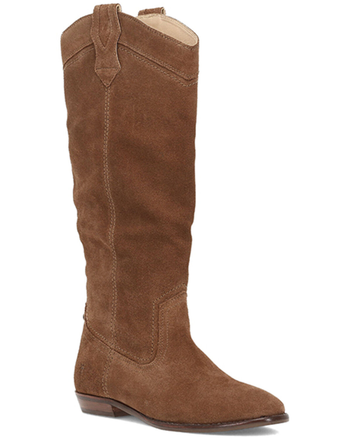 Image #1 - Frye Women's Blair Tall Western Boots - Round Toe, Bark, hi-res