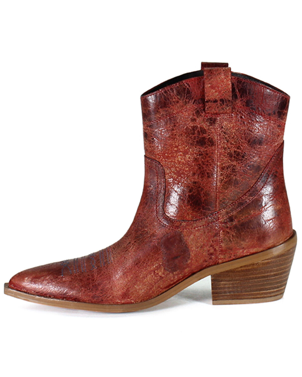 Image #3 - Diba True Women's Rave Lion Western Booties - Snip Toe, Cherry, hi-res