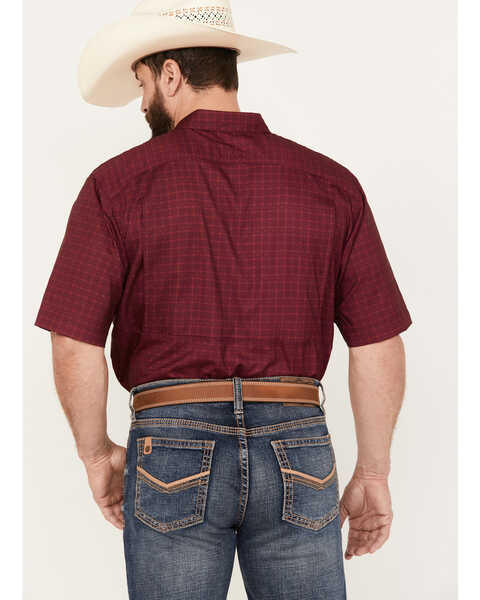 Image #3 - Ariat Men's VentTEK Geo Print Classic Fit Short Sleeve Button Down Western Shirt, , hi-res