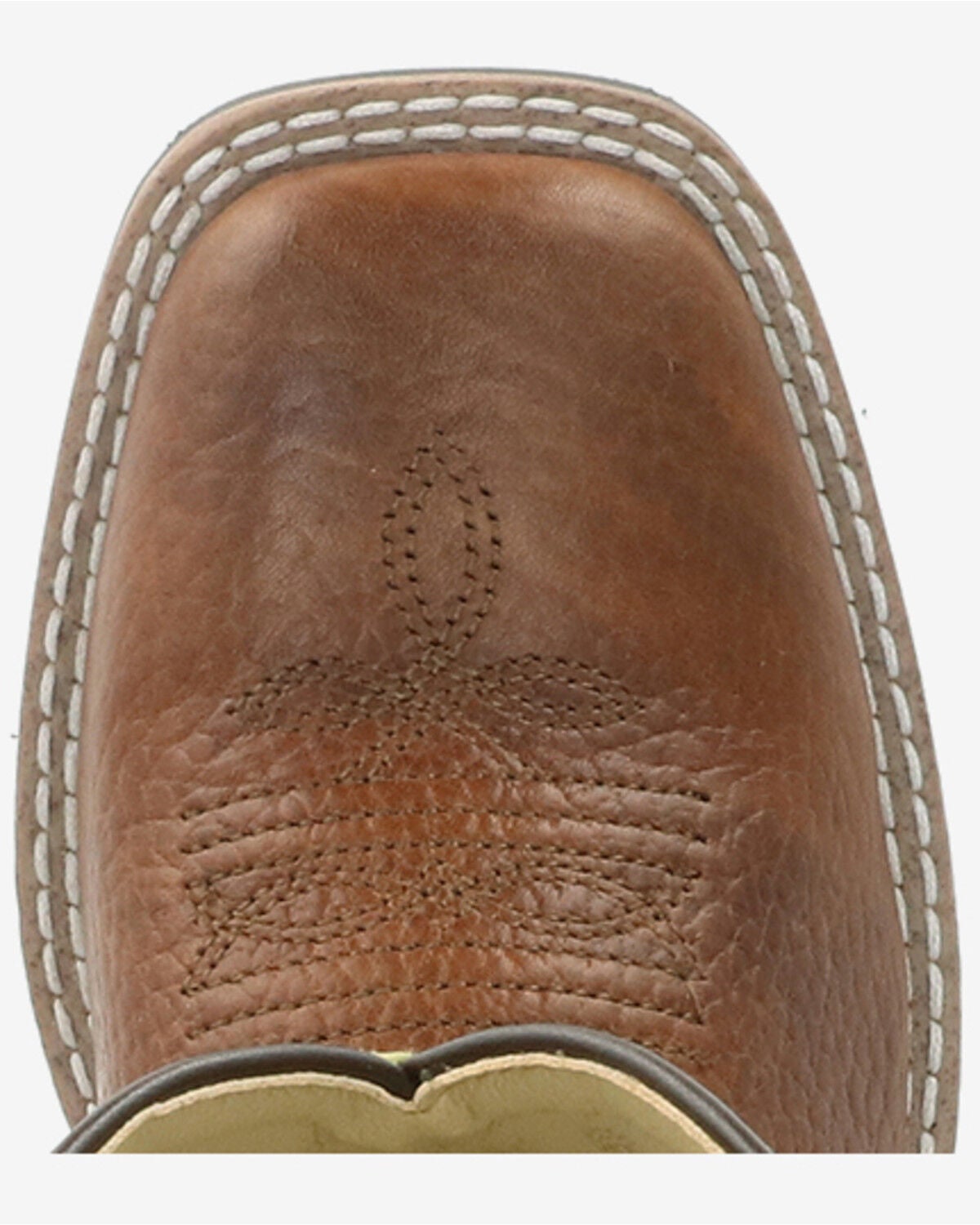 Image #5 - Smoky Mountain Little Boys' Grant Performance Western Boots - Broad Square Toe, Green, hi-res