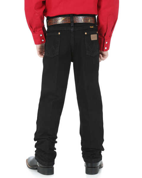 Image #1 - Wrangler Jeans - Cowboy Cut - 4-7 Regular/Slim, Black, hi-res