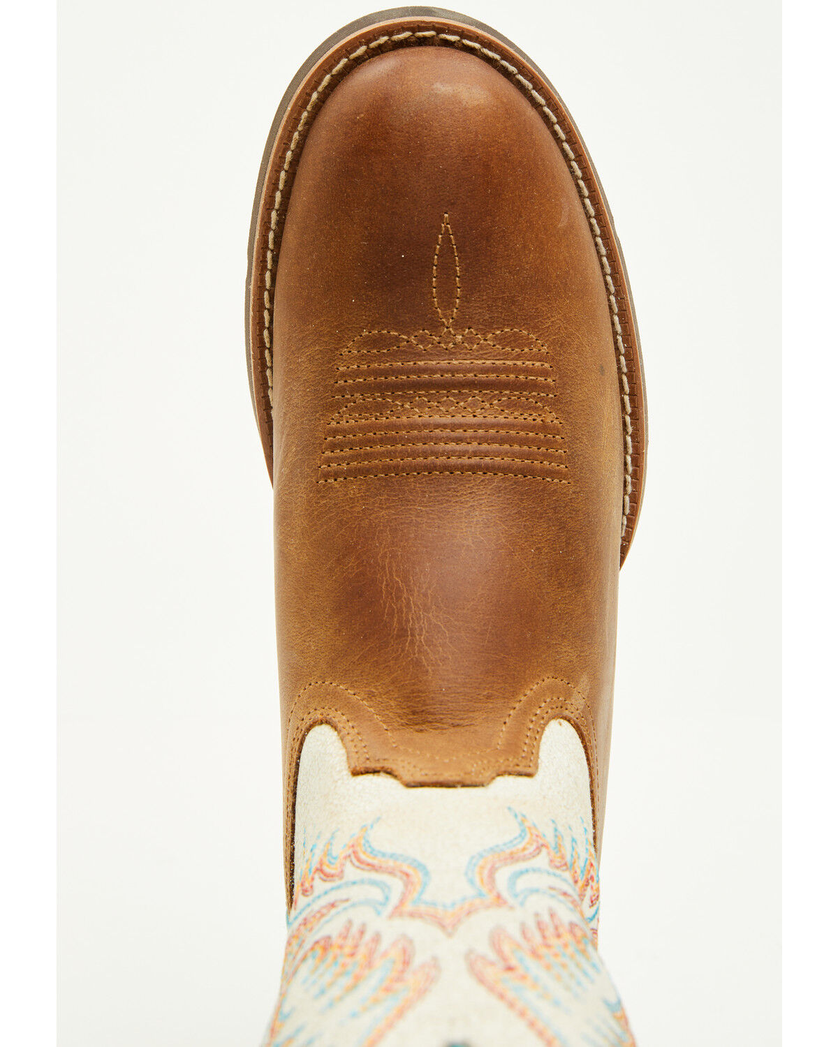 Image #6 - Ariat Women's Round Up StretchFit Performance Western Boots - Round Toe, Beige, hi-res