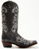 Image #2 - Shyanne Women's Iona Floral Studded Western Boots - Snip Toe, Grey, hi-res