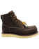 Image #2 - AdTec Men's 6" Rancho Moc Work Boots - Composite Toe, Dark Brown, hi-res