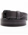 Image #1 - Hawx Men's Leather Double Prong Belt, Black, hi-res