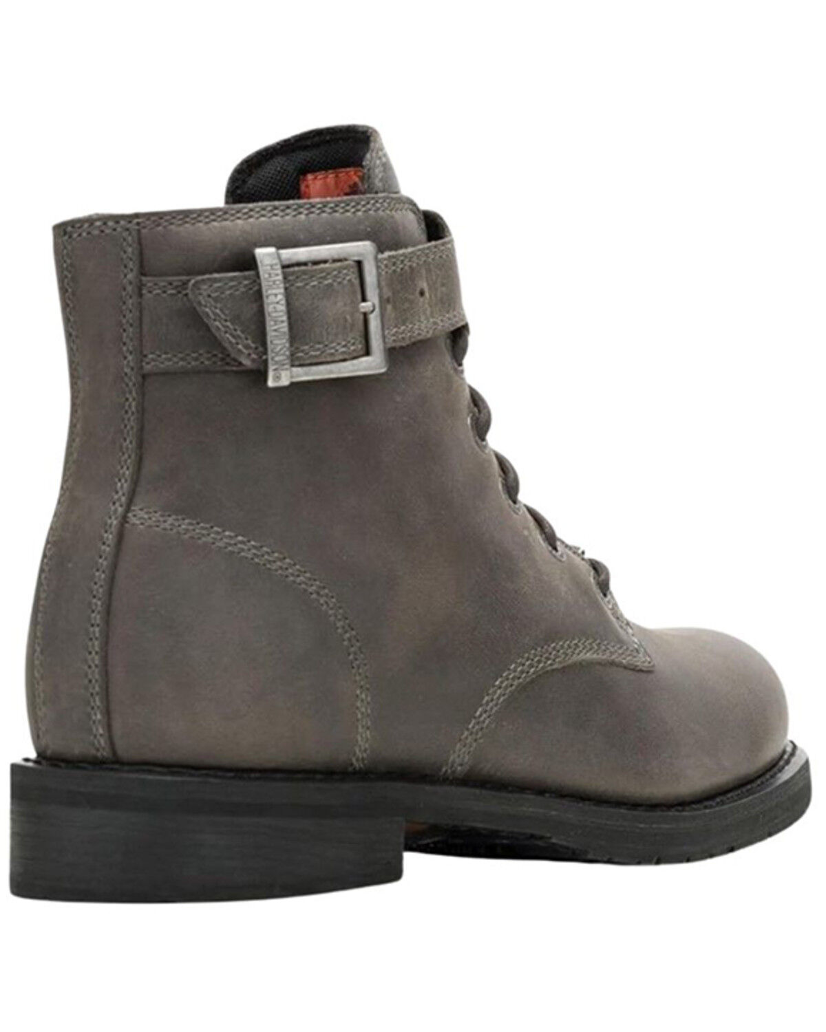 Image #2 - Harley Davidson Men's Vintage Motorcycle Boots - Round Toe, Grey, hi-res
