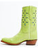 Image #3 - Planet Cowboy Women's Pee-Wee Ah Limon Leather Western Boot - Snip Toe , Green, hi-res