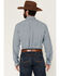 Image #4 - Cinch Men's Geo Print Long Sleeve Button-Down Stretch Western Shirt, Light Blue, hi-res