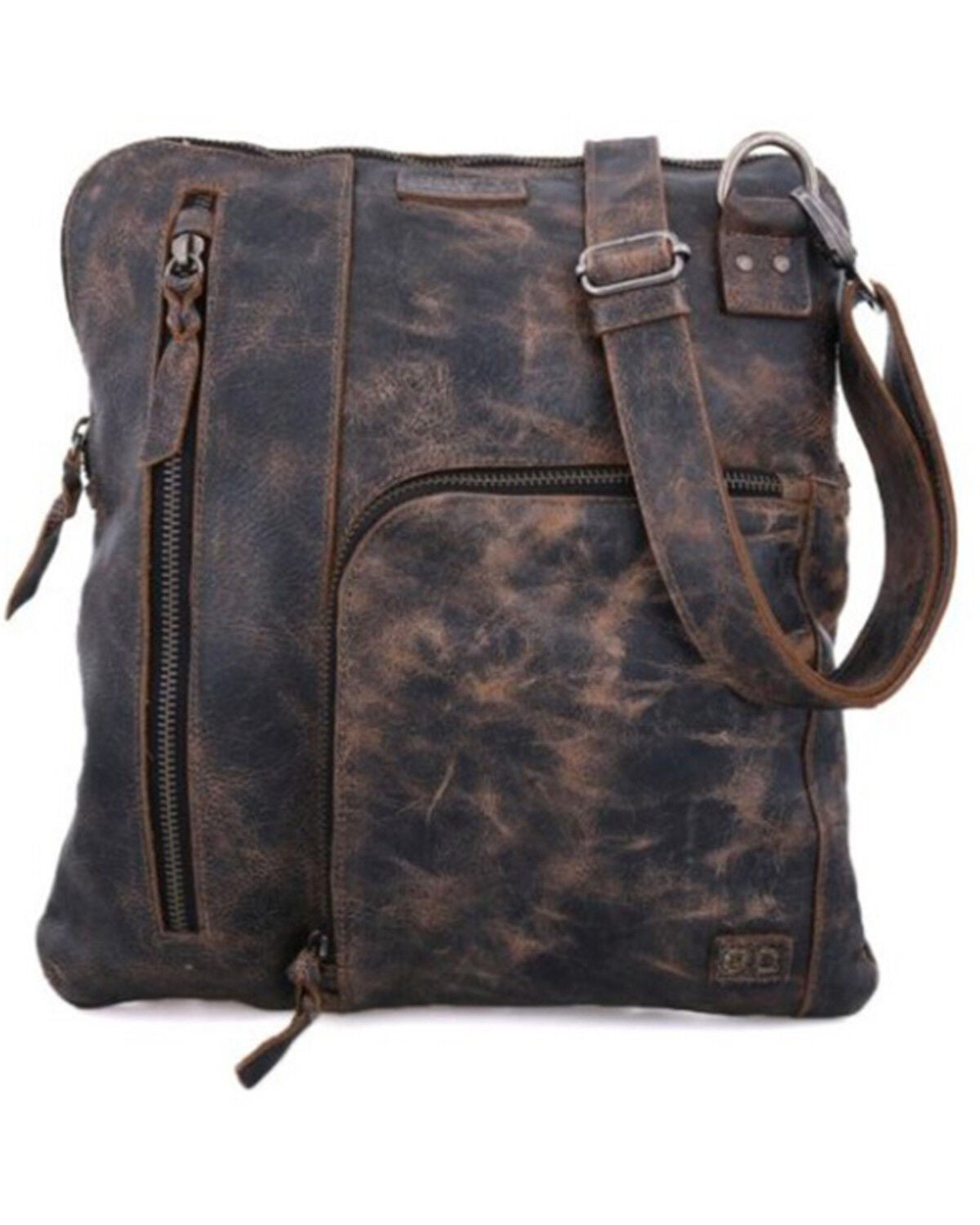 Image #1 - Bed Stu Women's Aiken Crossbody Bag, Black, hi-res