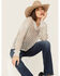 Image #1 - Cleo + Wolf Women's Allison Open Knit Long Sleeve Sweater , Blue, hi-res